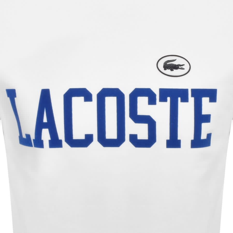 【国内発送】◇Lacoste◇ロゴＴ-shirt ホワイト/ネイビー 国内発送】◇Lacoste◇ロゴT-shirt ホワイト/ネイビー